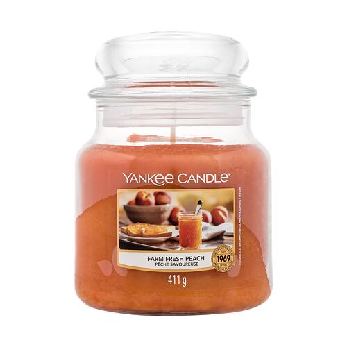 Vonná svíčka Yankee Candle Farm Fresh Peach 411 g