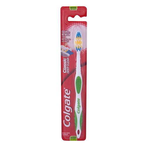 Klasický zubní kartáček Colgate Classic Deep Clean Medium 1 ks poškozený obal
