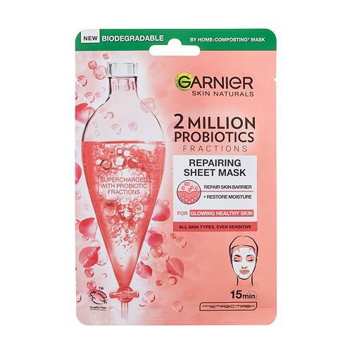 Pleťová maska Garnier Skin Naturals 2 Million Probiotics Repairing Sheet Mask 1 ks