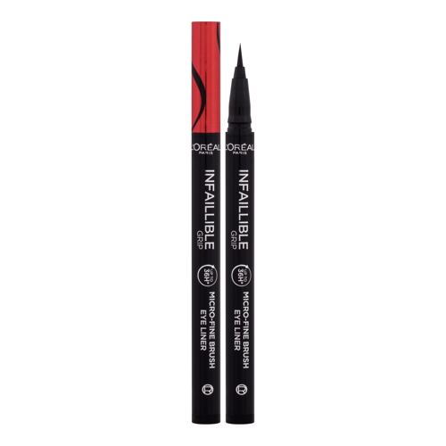 Oční linka L'Oréal Paris Infaillible Grip 36H Micro-Fine Brush Eye Liner 0,4 g 01 Obsidian Black