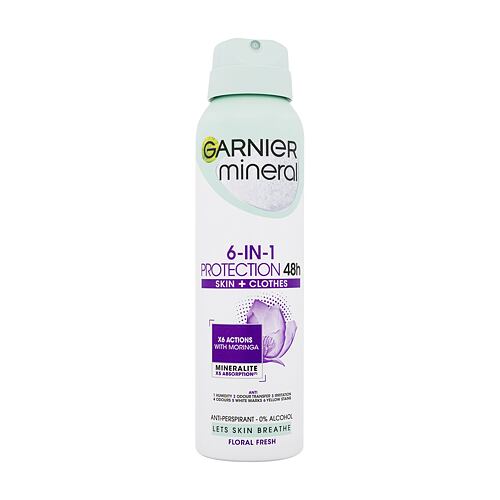 Antiperspirant Garnier Mineral Protection 6-in-1 Floral Fresh 48h 150 ml