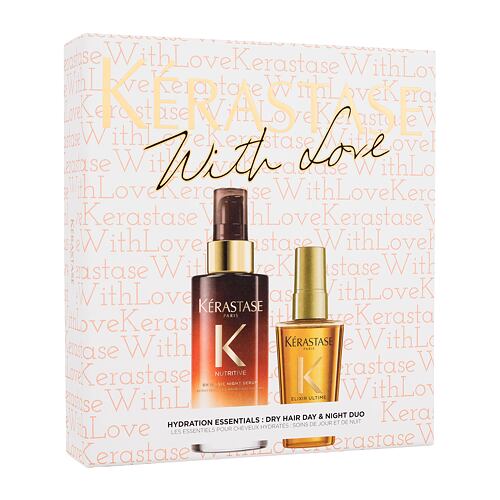 Sérum na vlasy Kérastase Hydration Essentials Dry Hair Day & Night Duo 90 ml Kazeta