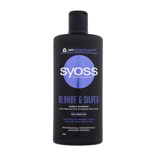 Šampon Syoss Blonde & Silver Purple Shampoo 440 ml
