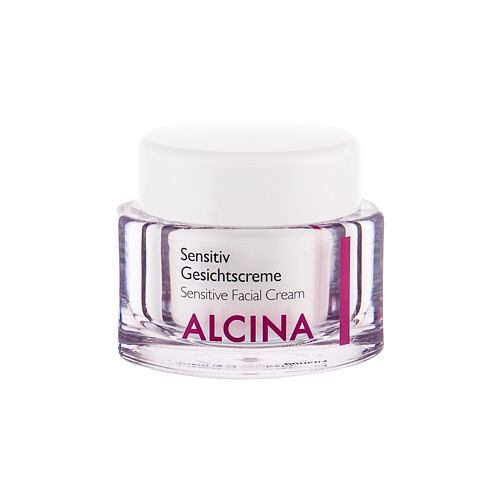 Denní pleťový krém ALCINA Sensitive Facial Cream 50 ml poškozená krabička