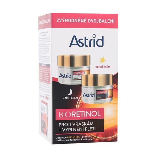 Denní pleťový krém Astrid Bioretinol Duo Set 50 ml poškozená krabička Kazeta