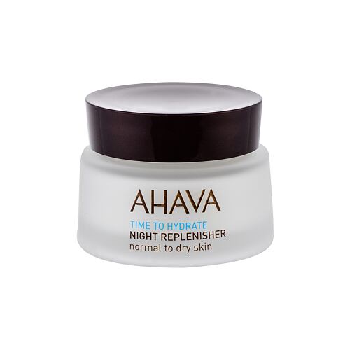 Noční pleťový krém AHAVA Time To Hydrate Night Replenisher 50 ml poškozená krabička