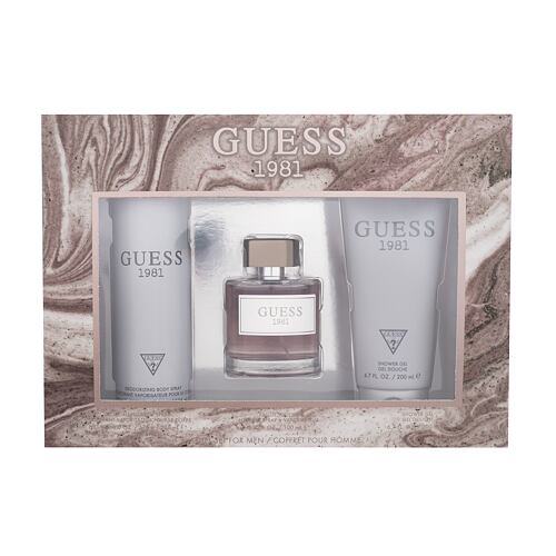 Toaletní voda GUESS Guess 1981 100 ml poškozená krabička Kazeta