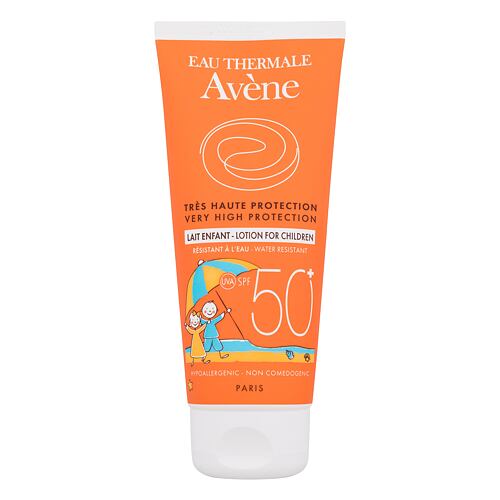 Opalovací přípravek na tělo Avene Sun Kids Lotion SPF50+ 100 ml poškozená krabička