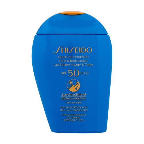 Opalovací přípravek na tělo Shiseido Expert Sun Face & Body Lotion SPF50+ 150 ml poškozená krabička