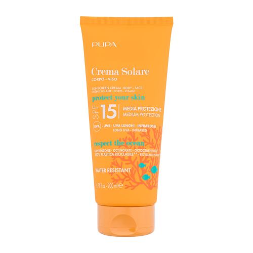 Opalovací přípravek na tělo Pupa Sunscreen Cream SPF15 200 ml