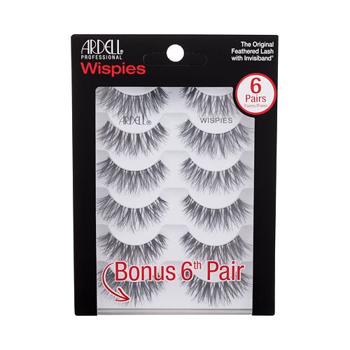 Umělé řasy Ardell Wispies Wispies 6 ks Black