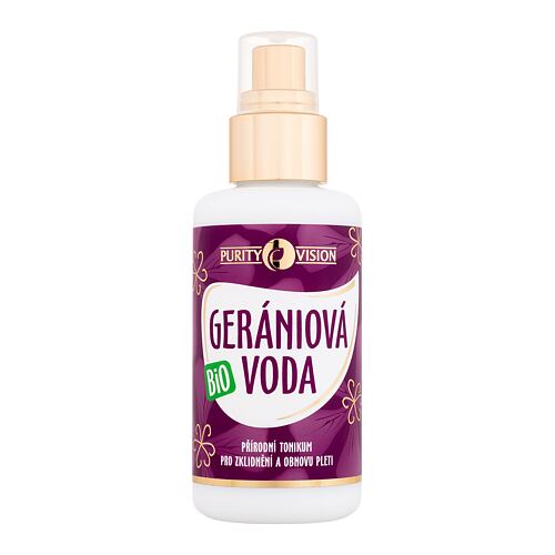 Pleťová voda a sprej Purity Vision Geranium Bio Water 100 ml