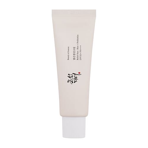 Opalovací přípravek na obličej Beauty of Joseon Rice + Probiotics Relief Sun SPF50+ 50 ml poškozená krabička