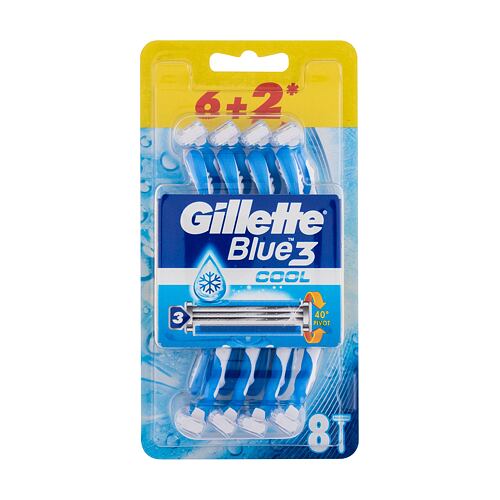 Holicí strojek Gillette Blue3 Cool 8 ks poškozená krabička