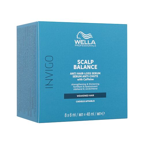 Přípravek proti padání vlasů Wella Professionals Invigo Scalp Balance Anti Hair-Loss Serum 8x6 ml