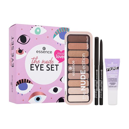 Oční stín Essence The Nude Eye Set 10 g 10 Pretty In Nude poškozená krabička Kazeta