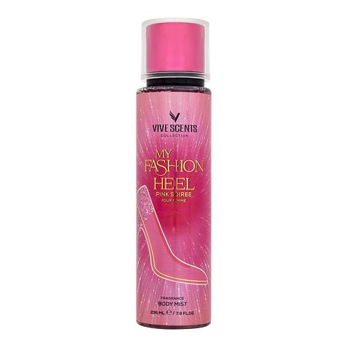 Tělový sprej Vive Scents My Fashion Heel Pink Soiree 236 ml poškozený flakon