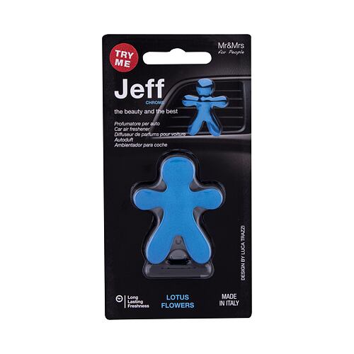 Vůně do auta Mr&Mrs Fragrance Jeff  Lotus Flowers 1 ks poškozený obal