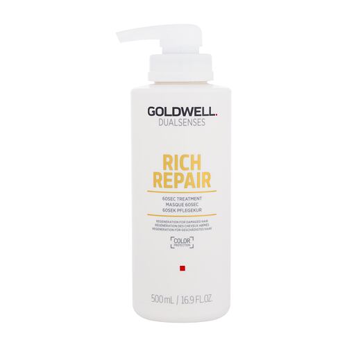 Maska na vlasy Goldwell Dualsenses Rich Repair 60sec Treatment 500 ml poškozený flakon
