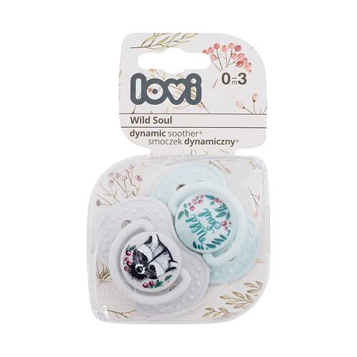 Dudlík LOVI Wild Soul Dynamic Soother Boy 0-3m 2 ks poškozený obal