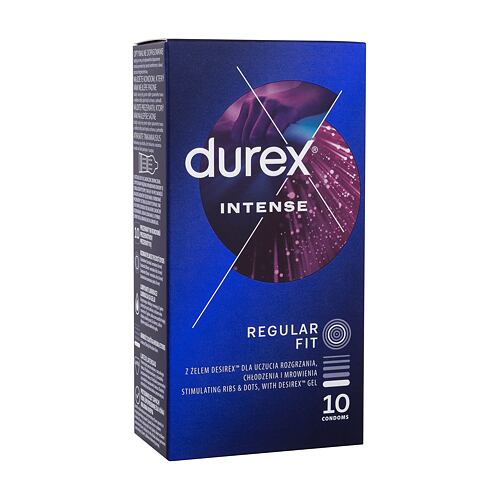 Kondomy Durex Intense 10 ks poškozená krabička