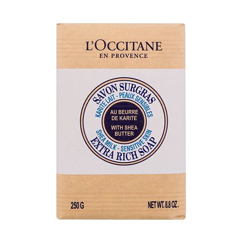 Tuhé mýdlo L'Occitane Shea Milk Extra Rich Soap 250 g