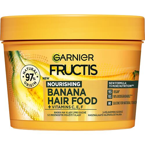 Maska na vlasy Garnier Fructis Hair Food Banana Nourishing Mask 400 ml