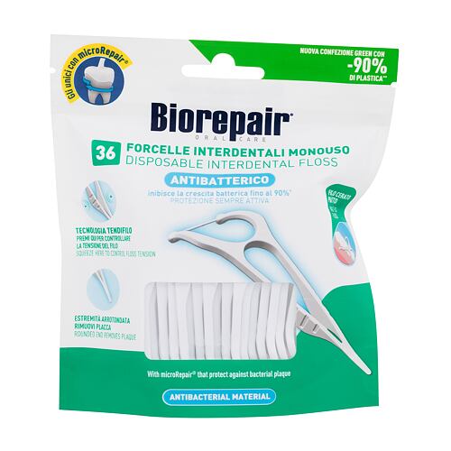 Zubní nit Biorepair Antibacterial Disposable Interdental Floss 36 ks