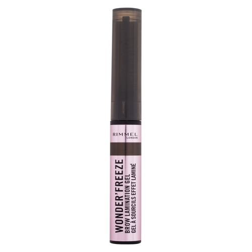 Gel a pomáda na obočí Rimmel London Wonder'Freeze Brow Lamination Gel 6 g 004 Deep Brown