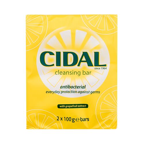Tuhé mýdlo Cidal Cleansing Soap Antibacterial 2x100 g