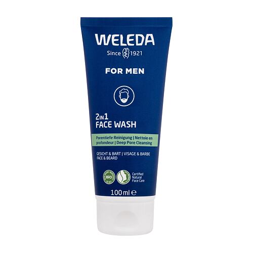Čisticí gel Weleda For Men 2in1 Face Wash 100 ml