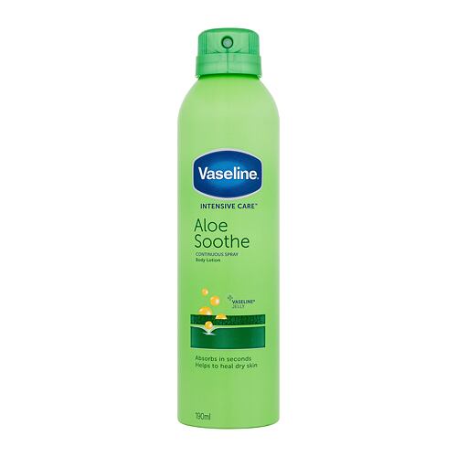 Tělové mléko Vaseline Intensive Care Aloe Soothe Body Lotion Spray 190 ml