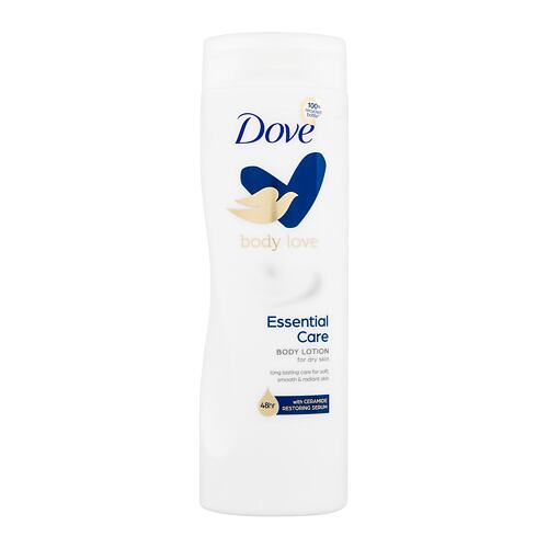 Tělové mléko Dove Body Love Essential Care 400 ml poškozený flakon