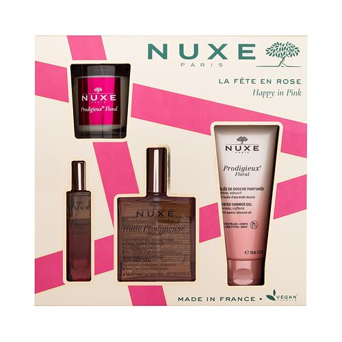 Tělový olej NUXE Happy In Pink 100 ml poškozená krabička Kazeta