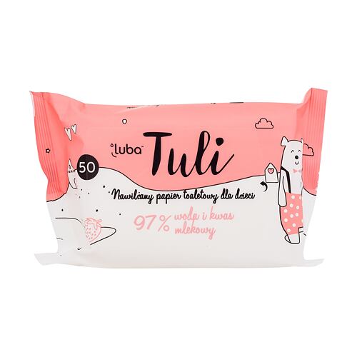 Vlhčený toaletní papír Luba Tuli Water & Lactic Acid 50 ks