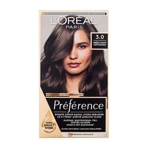 Barva na vlasy L'Oréal Paris Préférence 60 ml 3.0