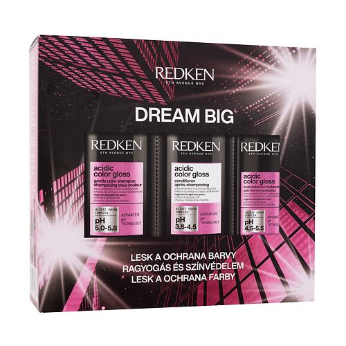 Šampon Redken Acidic Color Gloss Dream Big 300 ml poškozená krabička Kazeta