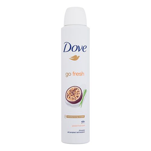 Antiperspirant Dove Go Fresh Passion Fruit 48h 200 ml poškozený flakon