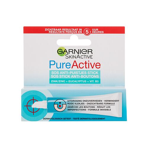 Lokální péče Garnier Pure Active SOS Stick Anti-Boutons 10 ml poškozená krabička