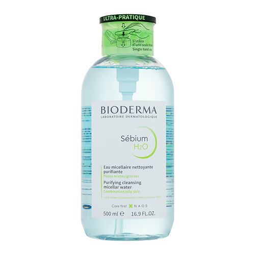 Micelární voda BIODERMA Sébium H₂O With Dispenser 500 ml