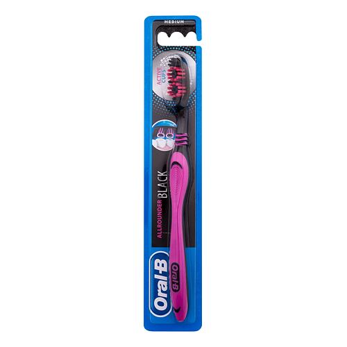 Klasický zubní kartáček Oral-B Allrounder Black Medium 1 ks