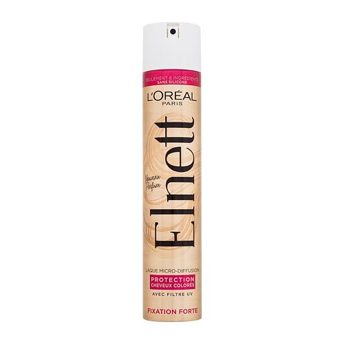 Lak na vlasy L'Oréal Paris Elnett Micro-Diffusion Hairspray Protection Colored Hair 300 ml