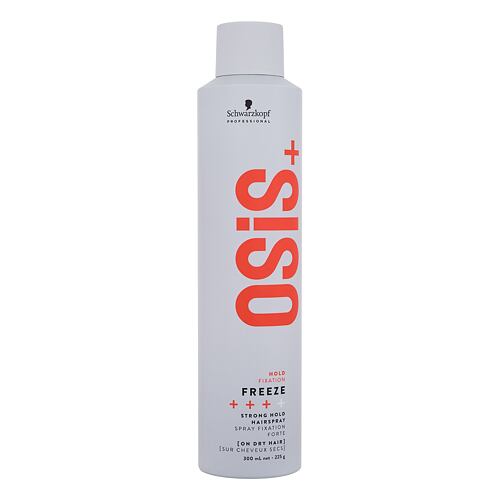 Lak na vlasy Schwarzkopf Professional Osis+ Freeze Strong Hold Hairspray 300 ml poškozený flakon