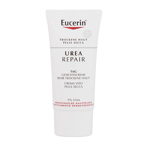 Denní pleťový krém Eucerin UreaRepair Plus 5% Urea Day Cream 50 ml poškozená krabička