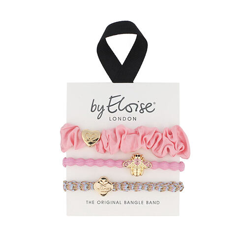 Gumička na vlasy By Eloise London Bangle Set Think Pink 1 ks