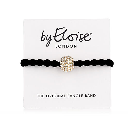 Gumička na vlasy By Eloise London Bling Charms Snow Ball Black 1 ks Black