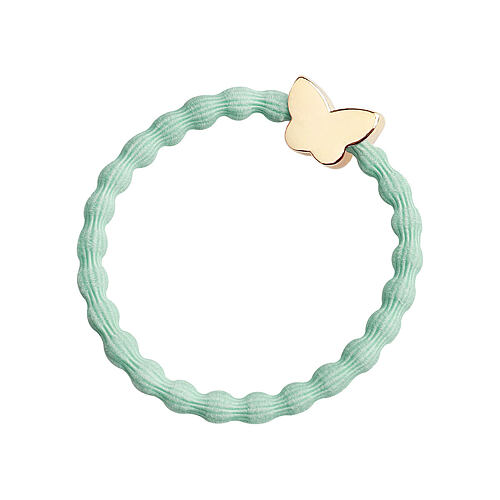 Gumička na vlasy By Eloise London Gold Butterfly Mint 1 ks Mint