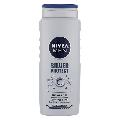Sprchový gel Nivea Men Silver Protect 500 ml
