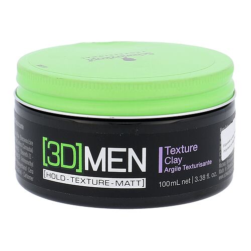 Pro definici a tvar vlasů Schwarzkopf Professional 3DMEN Texture Clay 100 ml poškozený flakon