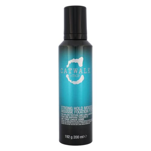 Tužidlo na vlasy Tigi Catwalk Strong Hold Mousse 200 ml poškozený flakon
